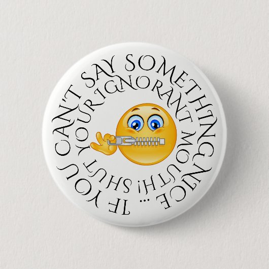 Sarcastische Humor Button (Voorkant)