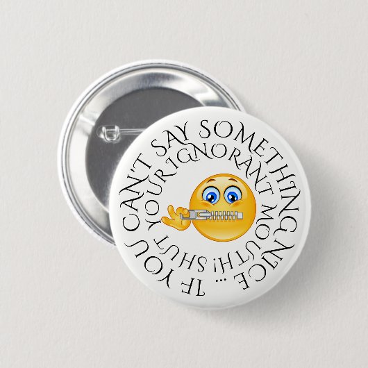 Sarcastische Humor Button (Voorkant /achterkant)