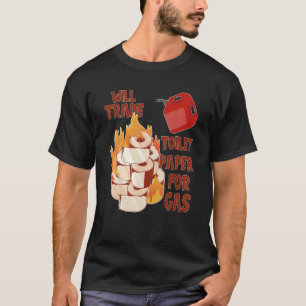 Sarcastische Humor-olietanker kan pri gas geven T-shirt