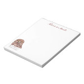 Sarcastische Humor Quote Waterverf Grumpy Owl Notitieblok (Linkerzijde)