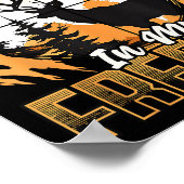 Sarcastische jacht grappig in fitnessherten in mij poster (Hoek)