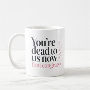 Sarcastische kantoorafscheid grap voor collega's koffiemok