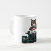 Sarcastische kat - Goedemorgen Koffiemok (Voorkant links)