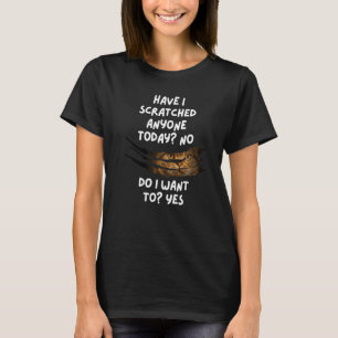 Sarcastische kat heb ik vandaag iedereen gescheurd t-shirt