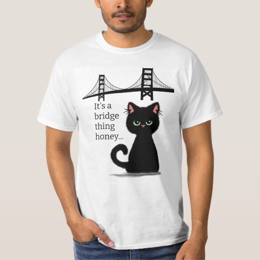 Sarcastische kat "kom over jezelf heen!" beledigen t-shirt (Voorkant)