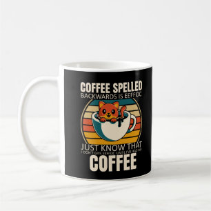 Sarcastische kattenkoffie Lover Barista Caffeine-v Koffiemok