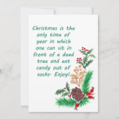 Sarcastische kerstkaart 01 (Voorkant)