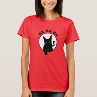 Sarcastische kerstkat t-shirt