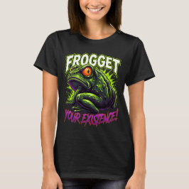 Sarcastische Kikker Vergeet Je Bestaan Grappige Me T-shirt