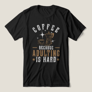 Sarcastische koffie citaat - Morgenmotivatie Tri-Blend Shirt