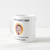 Sarcastische koffie-Mok Koffiemok (Voorkant links)
