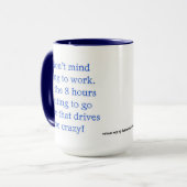Sarcastische koffiemug mok (Voorkant links)