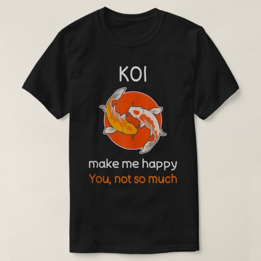 Sarcastische Koi Vis Grappig Koi Vis Quote Koi Lie T-shirt (Design voorkant)