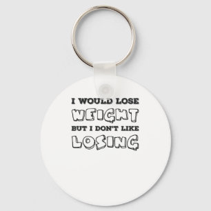 Sarcastische lichaamsbeweging Humor Vrouwen houden Sleutelhanger