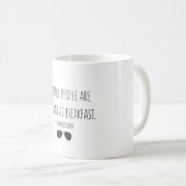 Sarcastische literaire Mok voor het breken van off (Voorkant rechts)