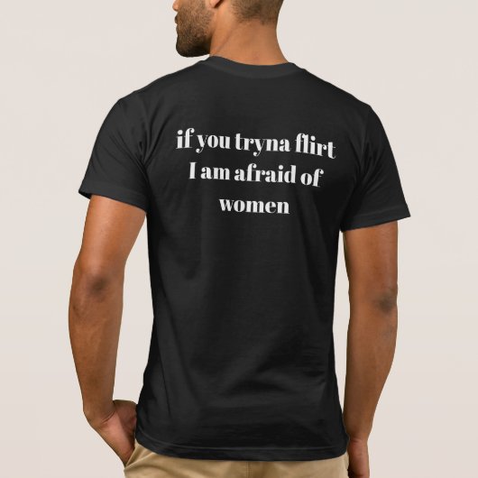 Sarcastische Meme T-shirt (Achterkant)