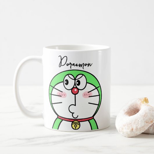Sarcastische Mini Doraemon Koffiemok (Met donut)