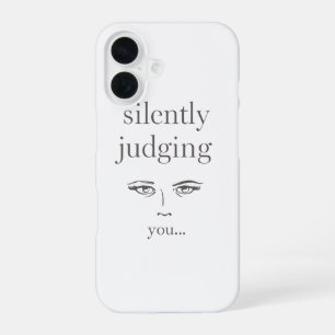 Sarcastische Minimalistische Introvert Humor iPhone 16 Hoesje