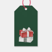 Sarcastische Minimalistische Kerstcadeautag Cadeaulabel (Achterkant)