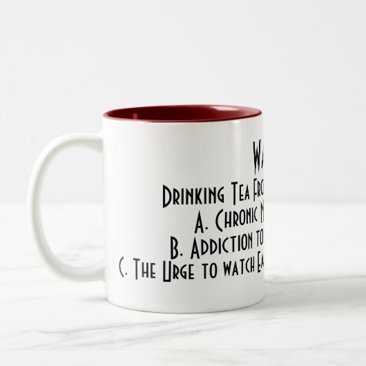 Sarcastische Mok (Links)