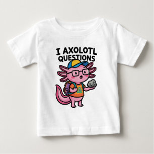 Sarcastische Nerd Axolotl Ik Heb Axolotl Vragen Me