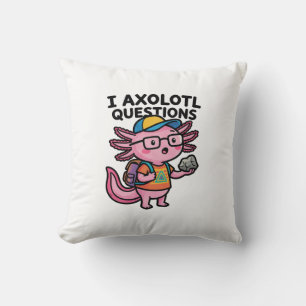 Sarcastische Nerd Axolotl Ik Heb Axolotl Vragen Me Kussen