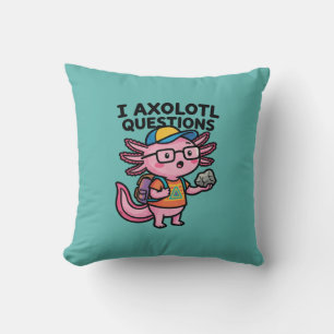 Sarcastische Nerd Axolotl Ik Heb Axolotl Vragen Me Kussen
