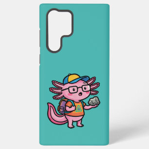 Sarcastische Nerd Axolotl Ik Heb Axolotl Vragen Me Samsung Galaxy Hoesje