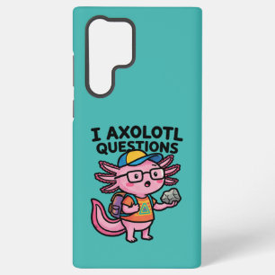 Sarcastische Nerd Axolotl Ik Heb Axolotl Vragen Me Samsung Galaxy Hoesje