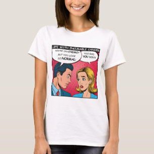 Sarcastische ongeneeslijke kankerpatiënt op chemot t-shirt