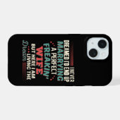Sarcastische Perfecte Verdomde Vrouw Echtgenoot Hu iPhone 15 Case (Achterkant horizontaal)