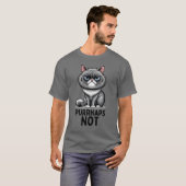Sarcastische Perzische kat, grappige kattenliefheb T-shirt (Voorkant volledig)