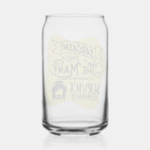 sarcastische quote  blikvorm glas (Achterkant)