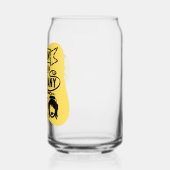 sarcastische quote  blikvorm glas (Links)