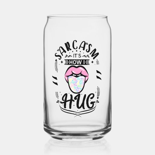 sarcastische quote  blikvorm glas (Voorkant)