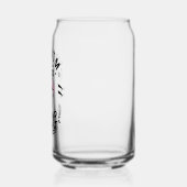 sarcastische quote  blikvorm glas (Links)