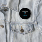 Sarcastische reactie laden, even geduld ronde button 5,7 cm (In situ)