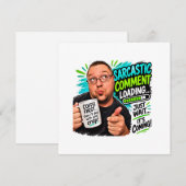 Sarcastische reactie laden… kaart (Voorkant / Achterkant)
