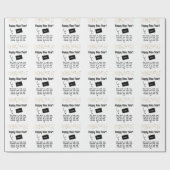 Sarcastische resolutie Funny Happy Nieuwjaar Confe Cadeaupapier (Vlak)