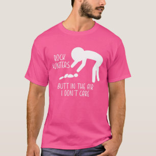Sarcastische rockjagers, maar in de lucht maakt he t-shirt