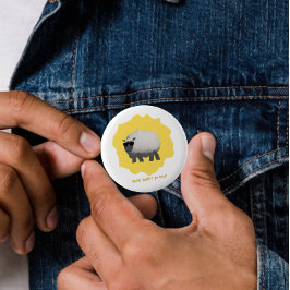 Sarcastische Schaap – Heb je het tegen mij? Ronde Button 5,7 Cm