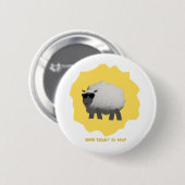 Sarcastische Schaap – Heb je het tegen mij? Ronde Button 5,7 Cm (Voorkant /achterkant)