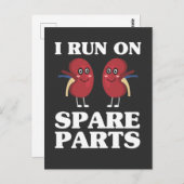 Sarcastische schoorstenen voor het leven Donoren G Briefkaart (Voorkant / Achterkant)