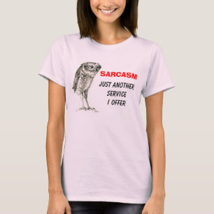  Sarcastische uil T-shirt