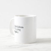 Sarcastische Veel Succes Collega Afscheidsquote Koffiemok (Voorkant links)