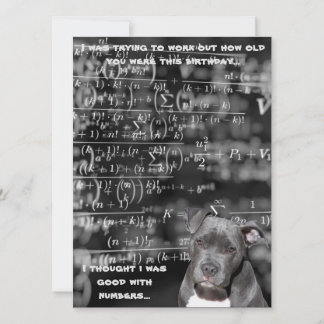 Sarcastische verjaardag kaart