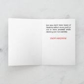 Sarcastische verjaardagskaart - Niets om te reflec Kaart (Binnen)