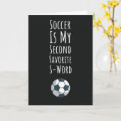 Sarcastische Voetbal Kaarten Jongens Sport Voor He (Gele Bloem)