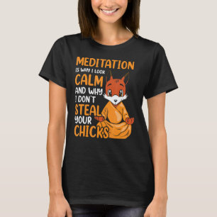 Sarcastische vossen die een kwaadaardige dierziekt t-shirt