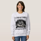 Sarcastische wasbeer rabiës bijt 'lijst trui (Voorkant volledig)